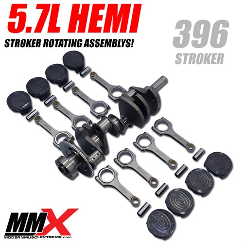 396 HEMI 5.7L Based Forged Stroker Kit 03-up Dodge,Jeep,Chrysler